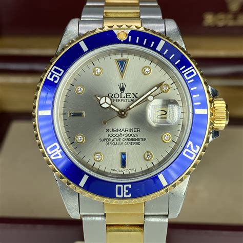 vintage rolex submariner with gray face for sale|rolex submariner 18k white gold.